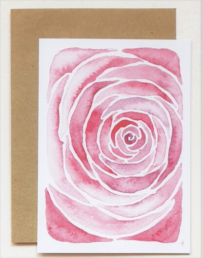 roos rose love liefde ansichtkaart postcard