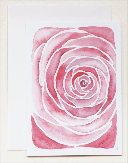 roos rose love liefde ansichtkaart postcard